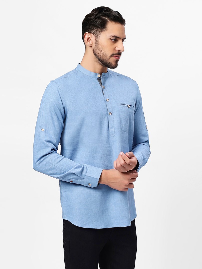 T-Shirts For Men in Blue/sky Blue &Black colour